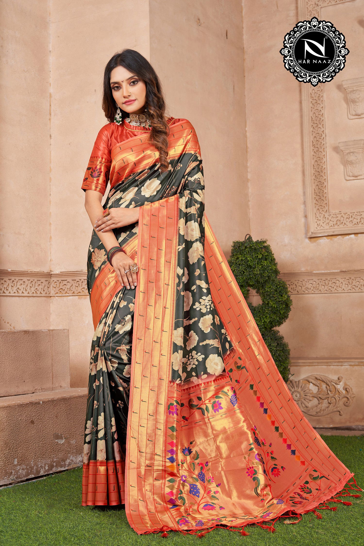 Har Naaz Paithani Silk Designer Sarees Catalog
